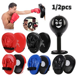 Alvo de Mão Curvo Profissional para Boxe e Muay Thai: Treine com Precisão e Segurança! 🥊🥋