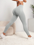 Legging Sem Costura Push Up: Conforto, Estilo e Curvas Perfeitas para Seus Treinos! 🍑✨